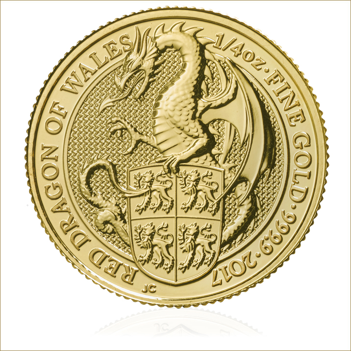 The Dragon 1/4 oz Gold Coin