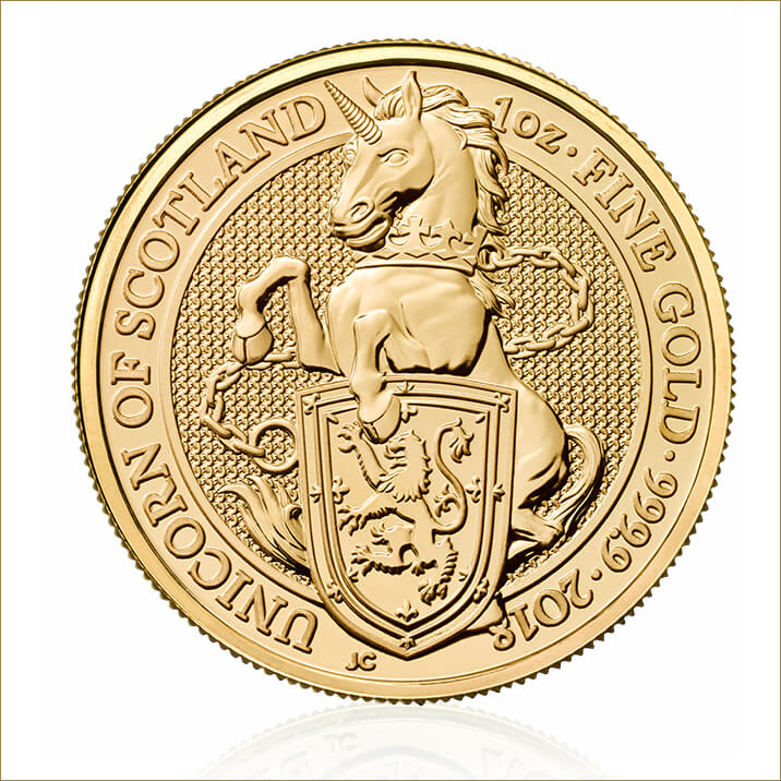 The Unicorn 1 oz Gold Coin