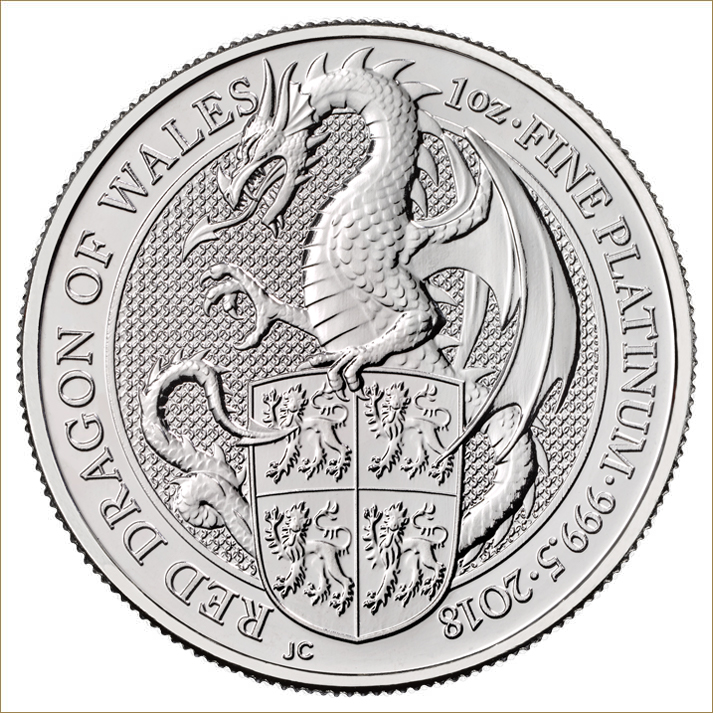 The Dragon 1 oz Platinum Coin