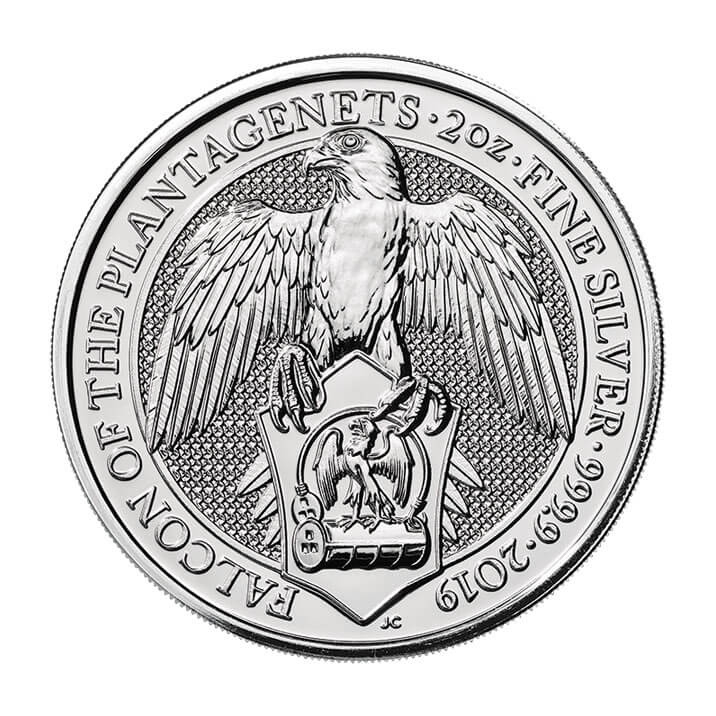 Falcon 2 oz Silver Ten Coin Tube