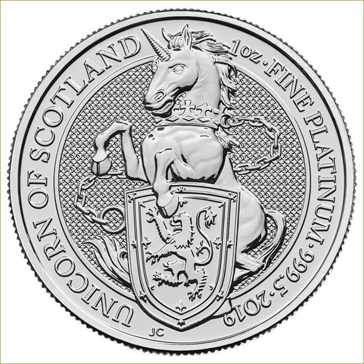 The Unicorn 1 oz Platinum Coin